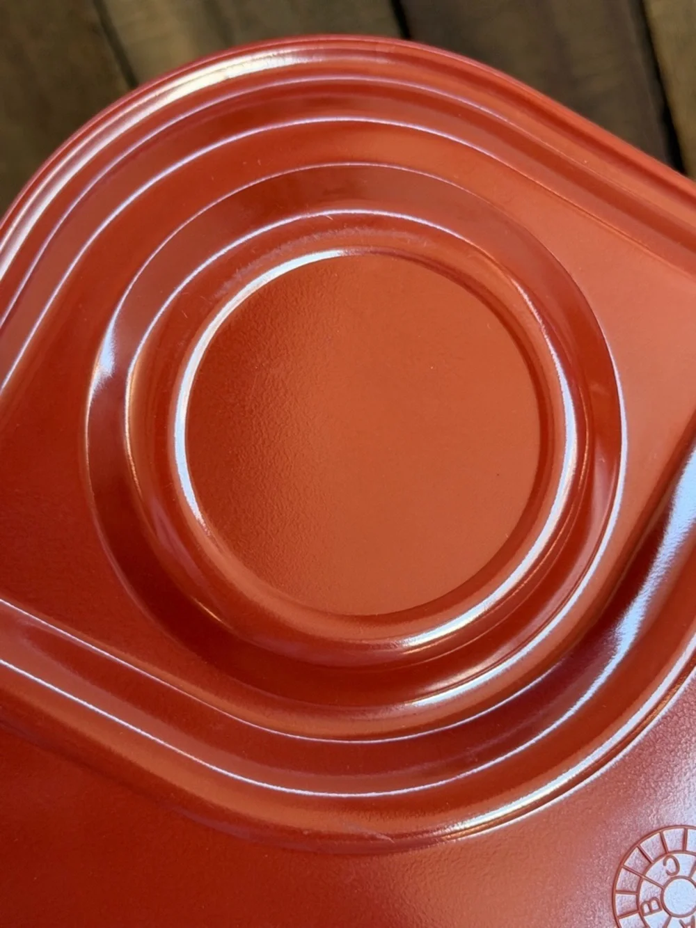 Vintage Rubbermaid 3850 Melamine Lunch TV Camping Tray 11 1/2